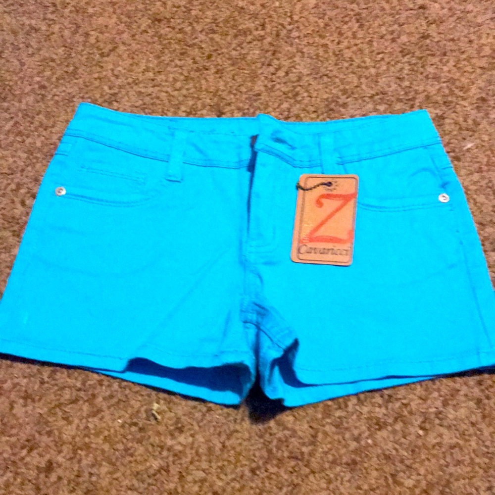 Blue shorts